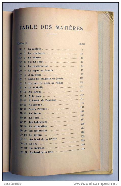 L'APPRENTISSAGE DU LANGAGE DE LA SECTION ENFANTINE AU COURS ÉLÉMENTAIRE - ÉDITIONS ROSSIGNOL 1959 - VOIR PHOTOS - 6-12 Jahre