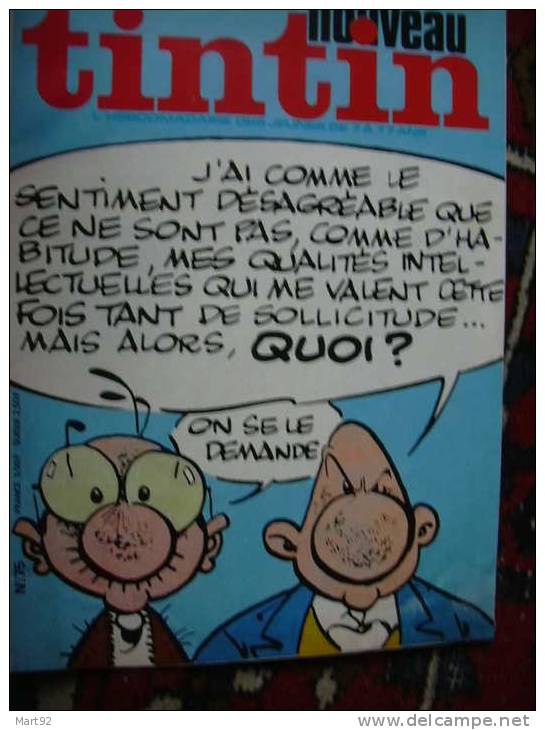HEBDOMADAIRE NOUVEAU  TINTIN   NO 75 - Tintin