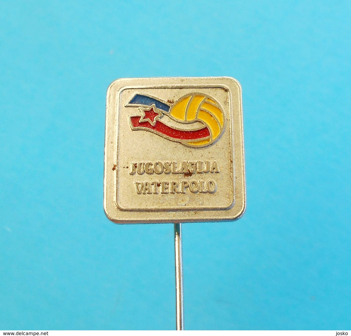 YUGOSLAVIA WATER-POLO FEDERATION - Old Pin Badge Waterpolo Water Polo Waserball Pallanuoto Polo Acuatico Sport - Water-Polo