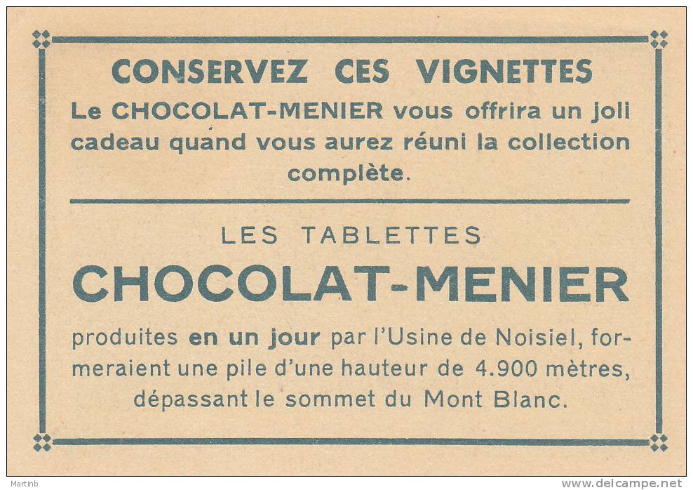 CHROMO  Image Chocolat MENIER  SUISSE  Dans Les Montagnes  LA JUNGFRAU    N° 287 - Menier