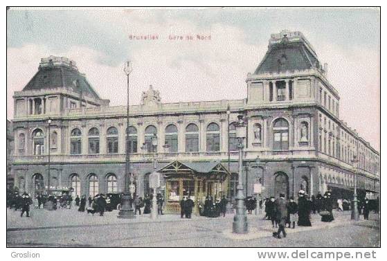 BRUXELLES GARE DU NORD - Ferrovie, Stazioni