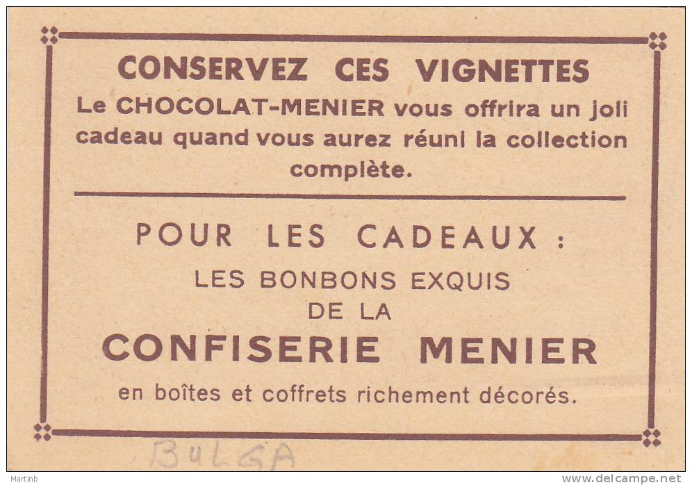 CHROMO  Image Chocolat MENIER  BULGARIE RILA  Eglise Du Monastere  N°675 - Menier