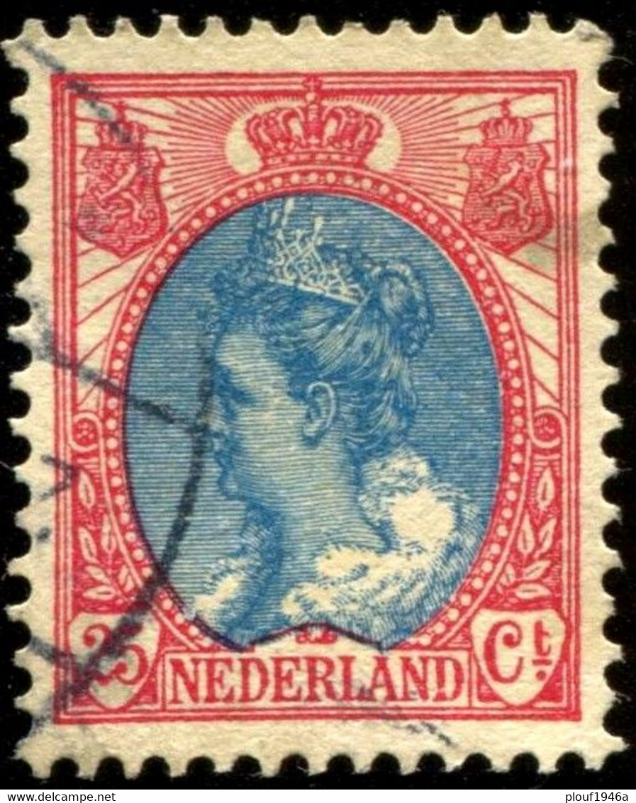 Pays : 384,01 (Pays-Bas : Wilhelmine)  Yvert Et Tellier N° :  59 (o) - Used Stamps