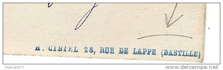 Paris 11ème (75) : Atelier De Menuiserie En 1910 (animée) PHOTO RARE. - Arrondissement: 11