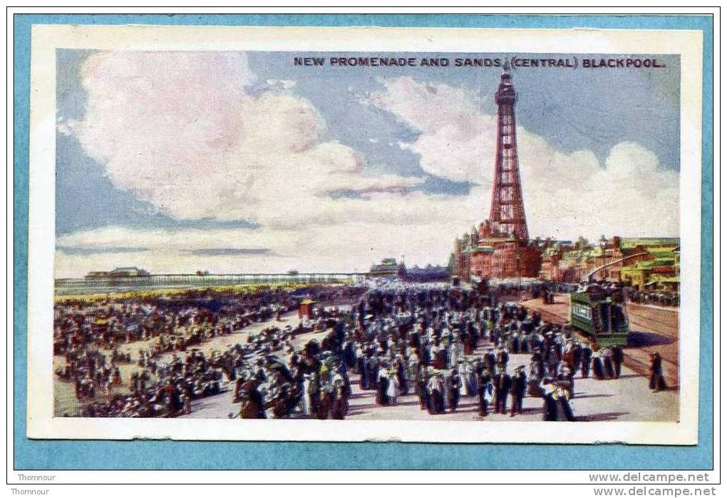 BLACKPOOL  - NEW PROMENADE AND SANDS ( CENTRAL )  -  TRES BELLE CARTE ANIMEE  - Boots - Blackpool