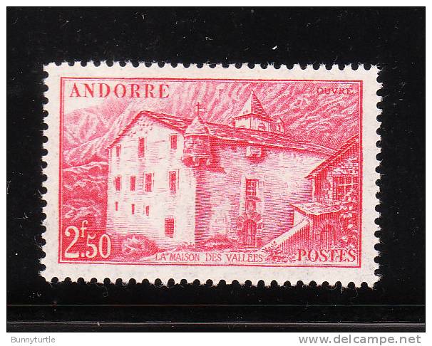 Andorra French Admin 1944-47 La Maison Des Vallees 2.50fr Mint - Ungebraucht