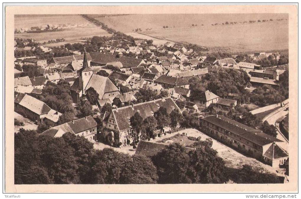 Falkenstein Ermsleben Am Harz Luftaufnahme Feldpost 20.2.1940 - Ballenstedt