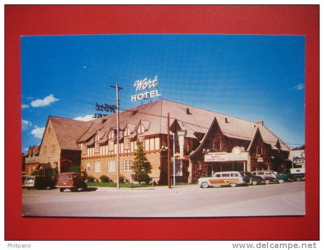 Wyoming > Jackson Wort Hotel   Early Chrome --   ===   ==ref 279 - Green River