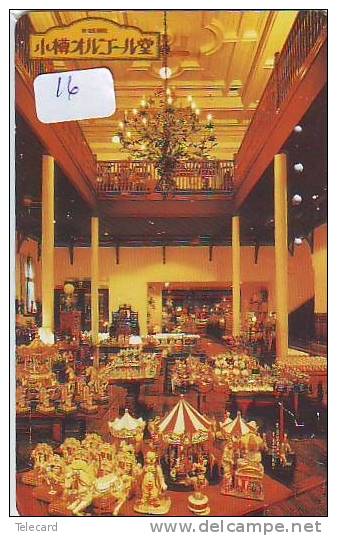 TELECARTE JAPON *  Carousel (16) Carrousel Karussel * PHONECARD JAPAN * - Spiele