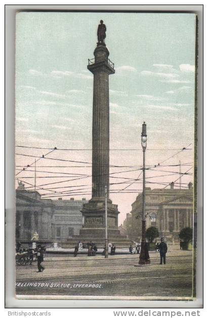 Liverpool - Wellington Statue - Postcard - Liverpool