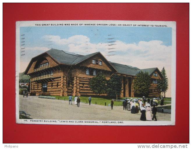 Oregon > Portland  Forestry Building Lewis & Clark Memorial   1915 Cancel =   = ==ref 281 - Portland