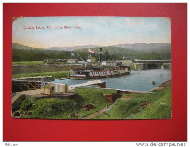 Oregon > Cascade Lacks Columbia River Ca 1910     = ==ref 281 - Autres & Non Classés