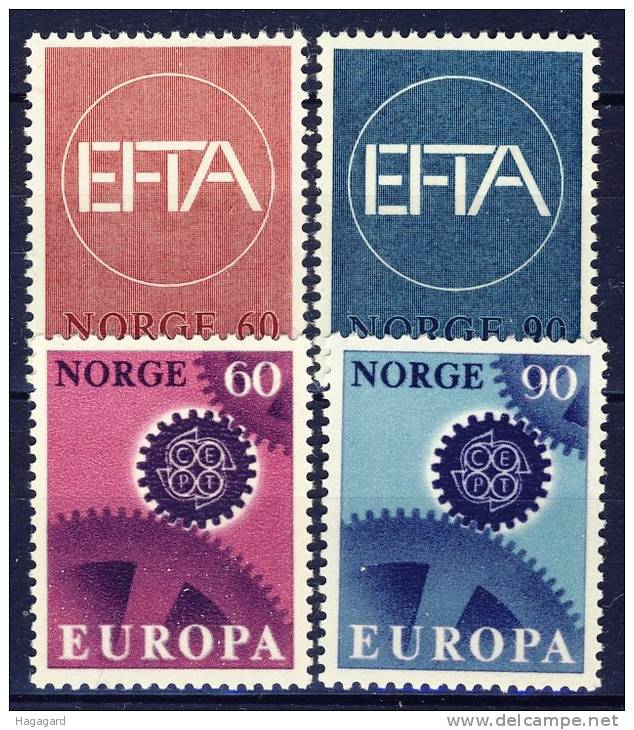 Norway 1966. EUROPE. 2 Sets. MNH(**) - Nuevos