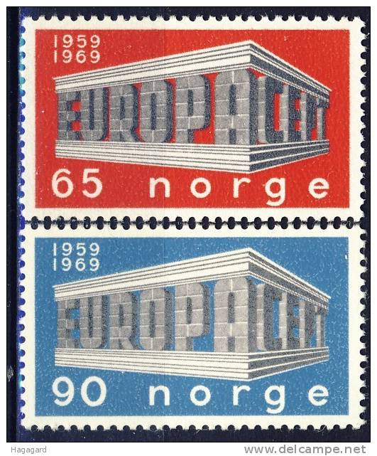 Norway 1969. EUROPE/CEPT. Michel 583-84. MNH(**) - Unused Stamps