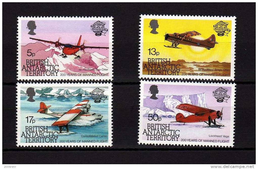 POLAIRE: BRITISH ANTARCTIC TERRITORY. N° 124/127 NEUFS** - Other & Unclassified
