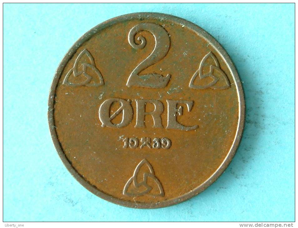 1939 - 2 ORE / KM 371 ( Details Zie Foto ) ! - Norway