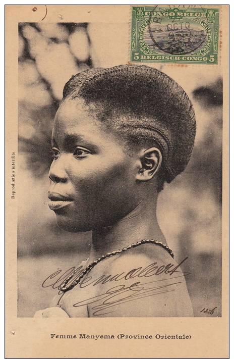 FEMME MANYEMA - Congo Belge