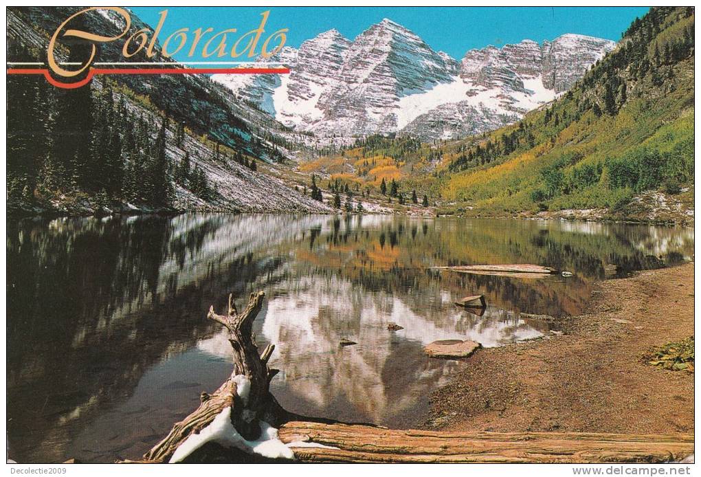 B32303 Colorado Maroon Bells Used Perfect  Shape - Rocky Mountains