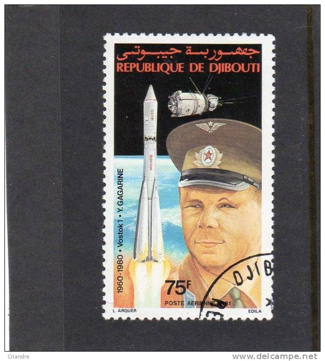 Djibouti PA N°150,152 " Conquêtes Spatiales:portraits De Cosmonautes." Oblitérés - USA