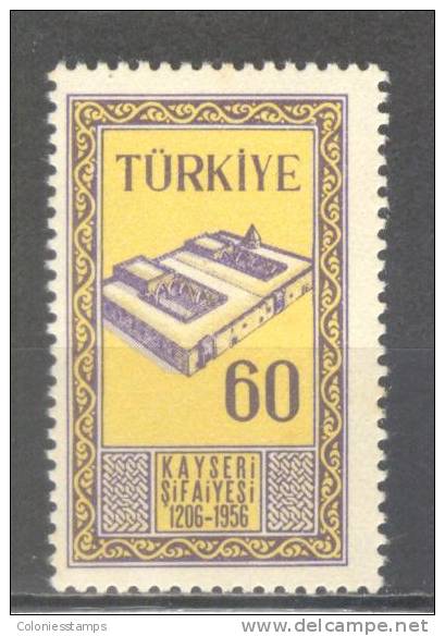 (SA1022) TURKEY, 1956 (Medical Center At Kayseri). Mi #1487. MNH** Stamp - Unused Stamps