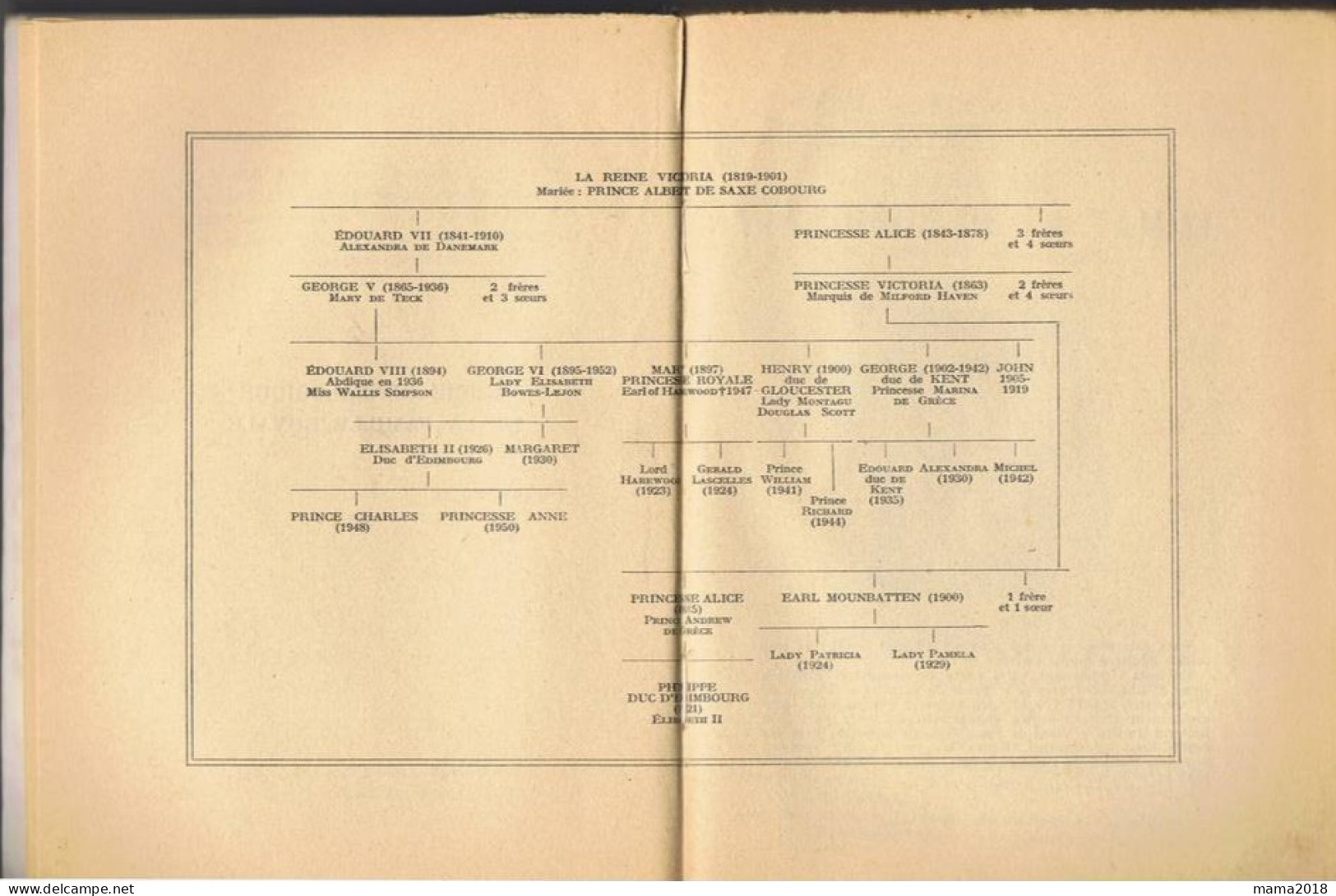 Livre   Alfred LEROY     La Famille  Royale  Anglaise    233 Page    1952  No  776 - Royal Families