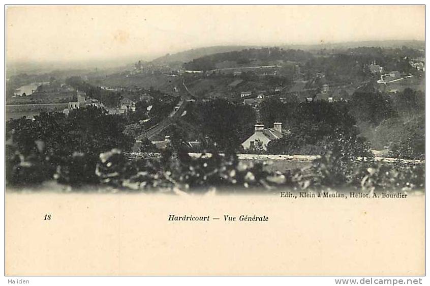 Yvelines - Ref B54- Hardricourt - Vue Generale   - Carte Bon Etat - - Hardricourt