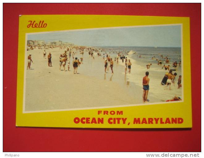 Maryland > Ocean City  -- Hello From Ocean City Early Chrome  1971 Cancel     =========  Ref 284 - Ocean City