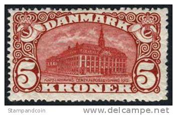 Denmark #82 Mint Hinged 5k Copenhagen PO From 1912 - Ungebraucht