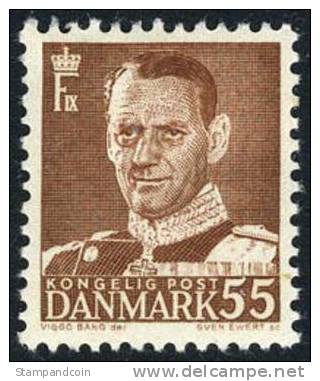 Denmark #325 Mint Hinged 55o From 1951 - Unused Stamps