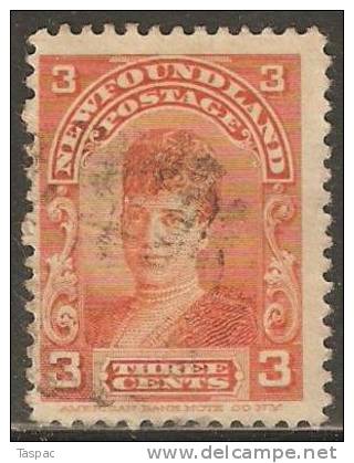 Newfoundland 1898 Mi# 64 A Used - Queen Alexandra As Princess Of Wales - 1865-1902