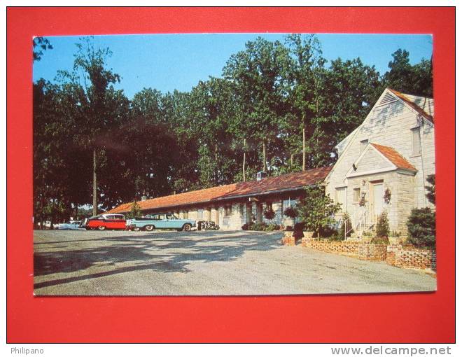 Maryland >  Fallston  Gulf Motel  -Early Chrome  --- ======  ---ref 285 - Autres & Non Classés