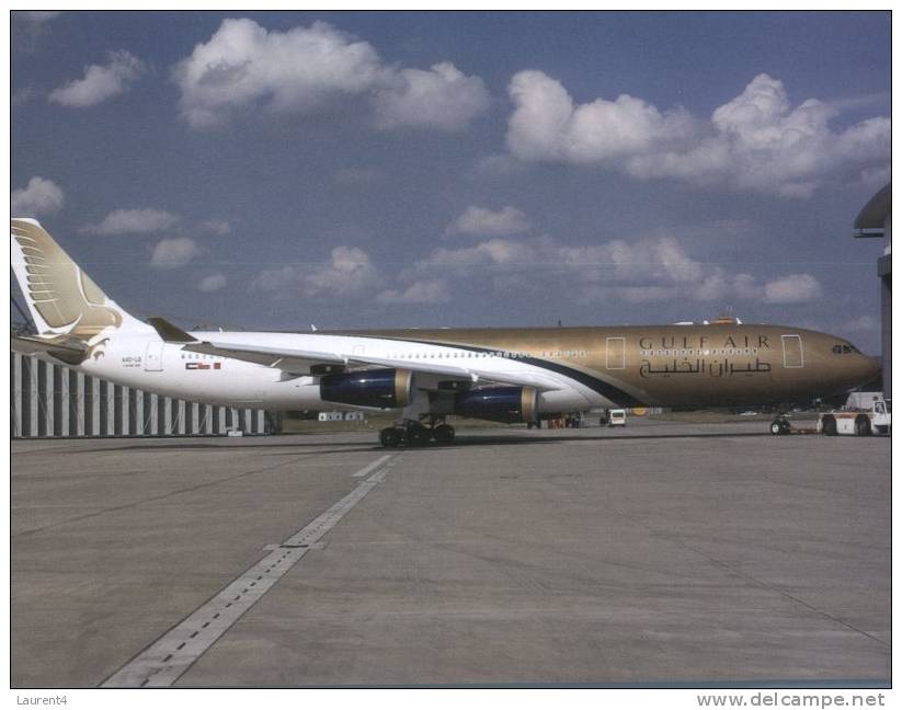 (avi -20) - Avion - Airplane - Airbus A340 Gulf Air - 1946-....: Moderne