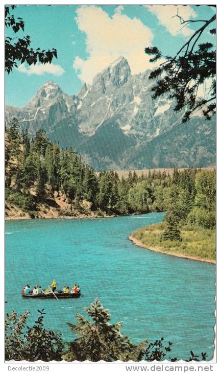 B32354 Sake River Float Trip Grand Teton National Park Used Perfect Shape - Andere & Zonder Classificatie