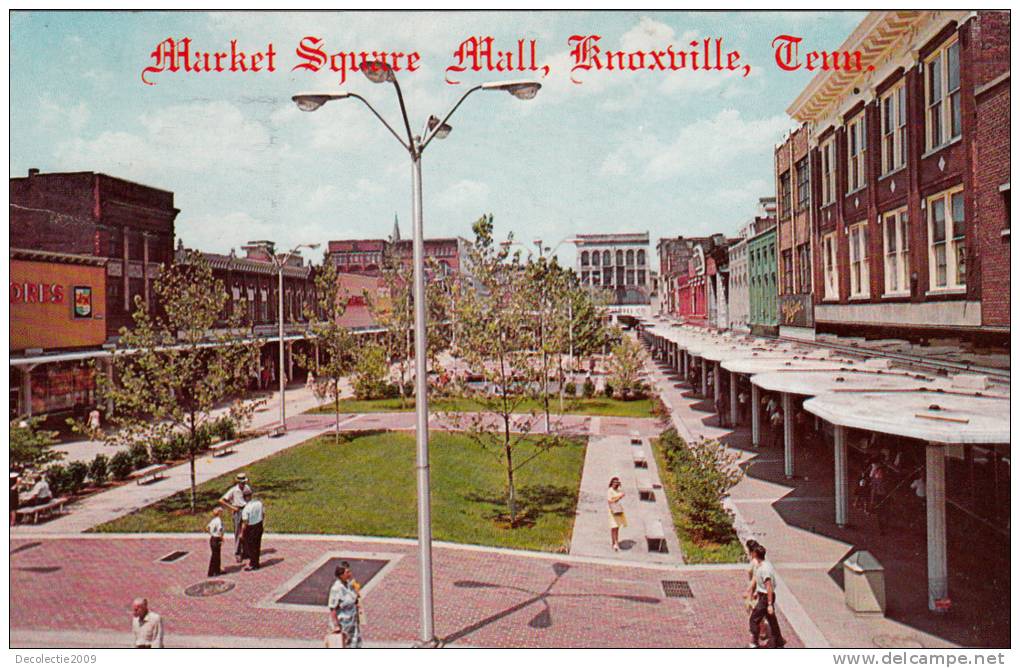 B32390 The Market Square Mall Knoxville Used Good Shape - Knoxville