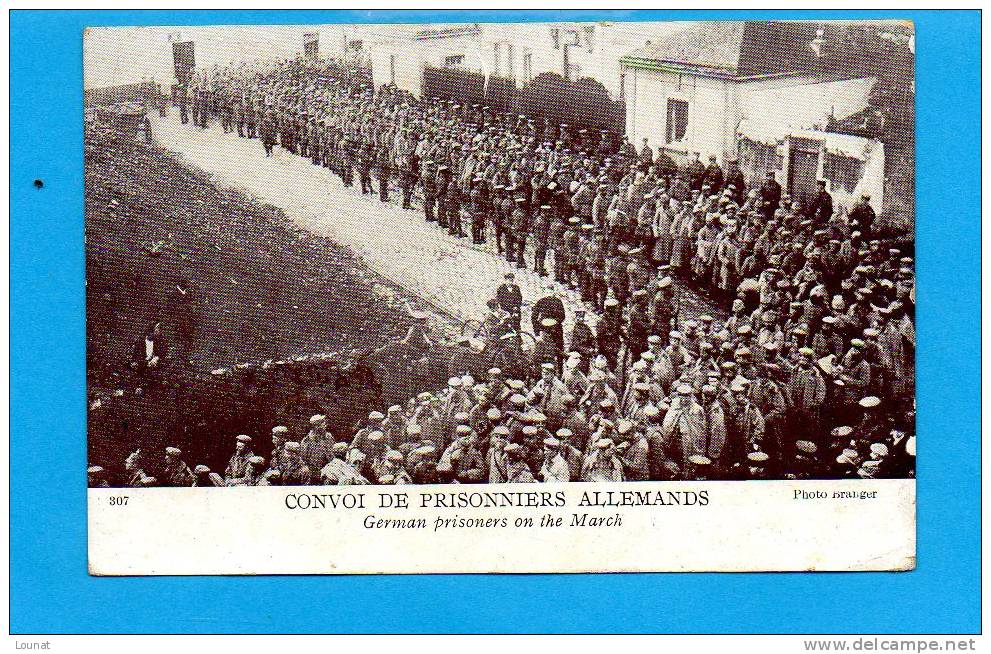 Militaire S- Convoi De Prisonniers Allemenads - Photo Branger - Manoeuvres