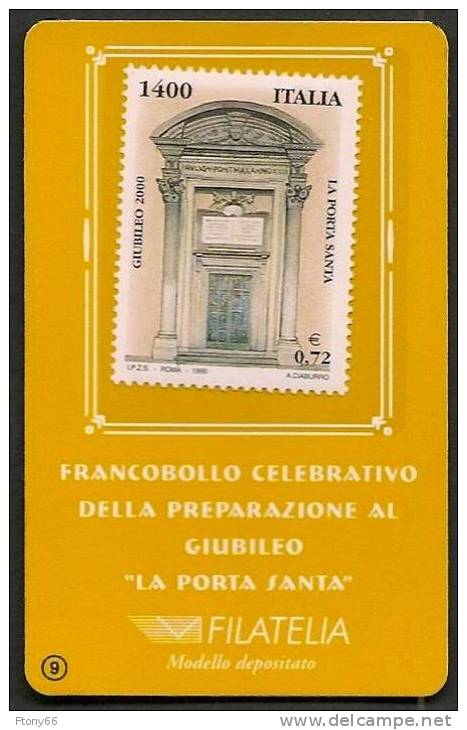 CG 1999 Tessera Filatelica Giubileo Porta Santa - Filatelistische Kaarten