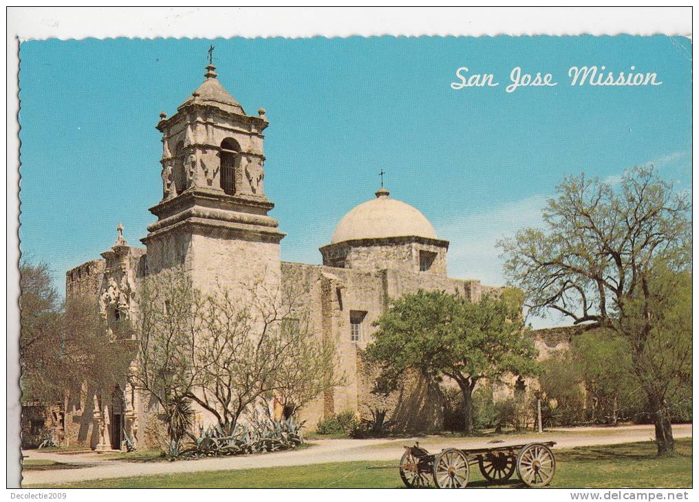 B32562 San Jose Mission San Antonio Used Perfect Shape - San Antonio