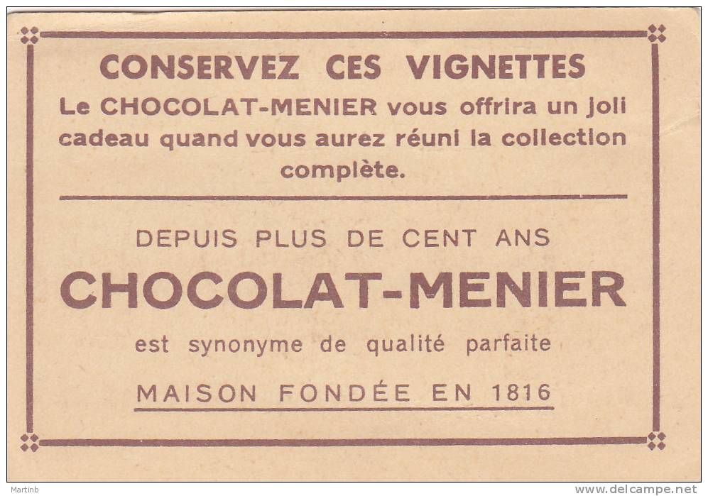 CHROMO  Image Chocolat MENIER  ROYAUME UNI  LONDRES  Quais Tamise   N° 32 - Menier
