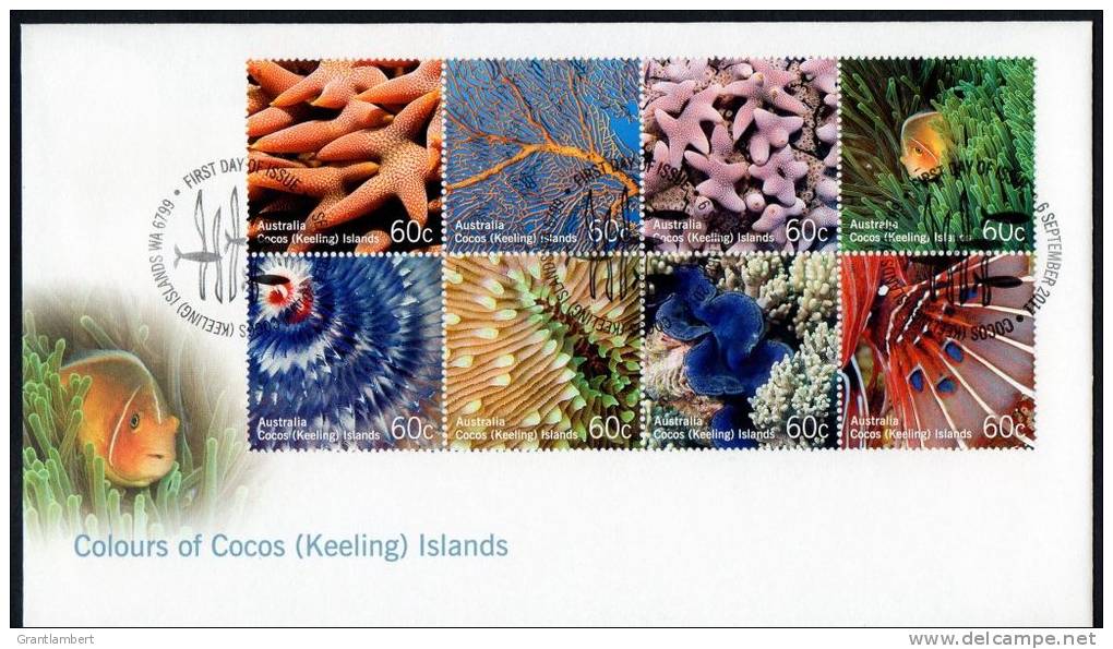 Cocos Islands 2011 Colours Of Cocos FDC 2 - Cocos (Keeling) Islands