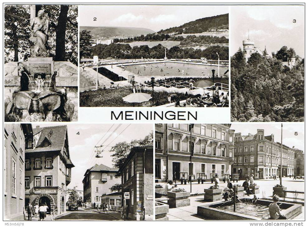 AK Meiningen  Stadtansichten - Meiningen