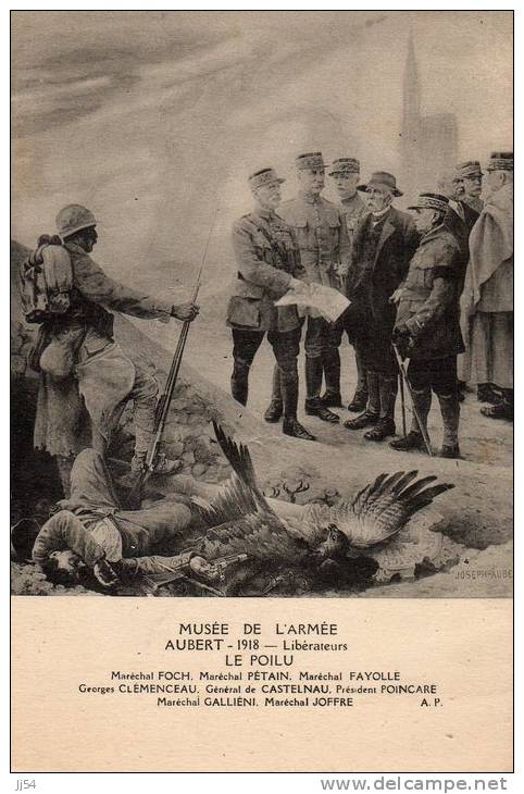 Musée De L'armée AUBERT 1918 Le Poilu - Musées