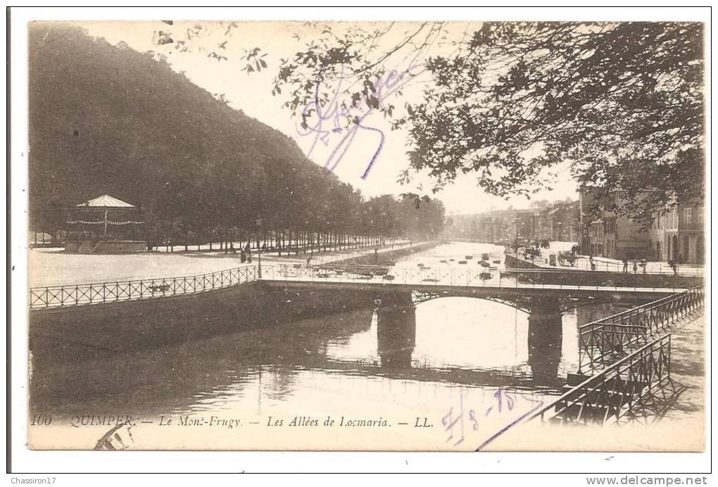 29  -  QUIMPER  -  Le Mont-Frugy - Les Allées De Locmaria -  Petite Animation - Kiosque à Musique - Quimper