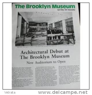 The Brooklyn Museum, Newsletter - 1991  : Architectural Debut At The Broklyn Museum - New Auditorium To Open - 1950-oggi