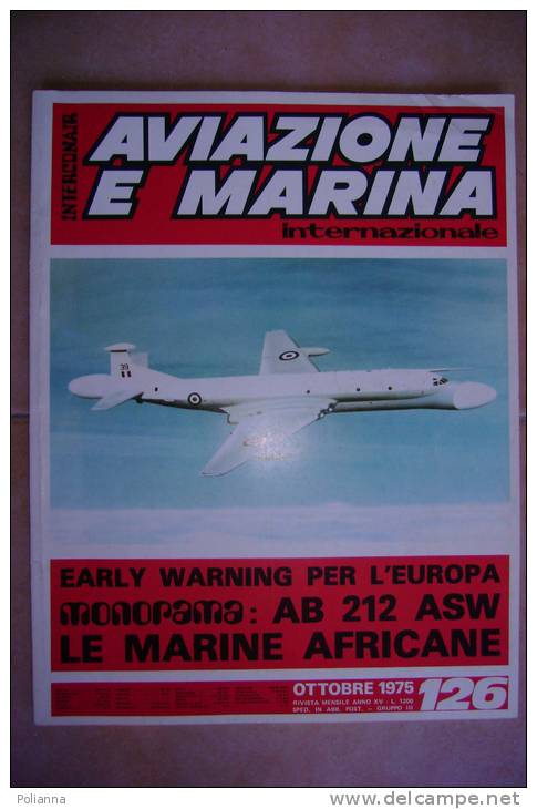 PAT/68 AVIAZIONE MARINA Interconair 1975/Marine Africane/ AB 212 ASW - Italian