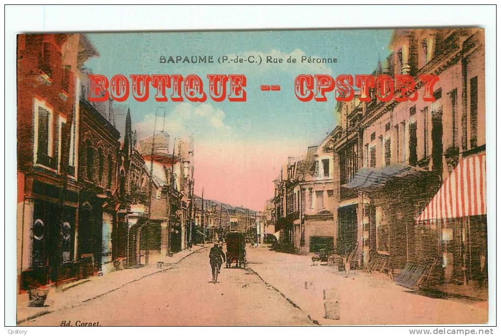 62 - BAPAUME - Rue De Péronne - Dos Scané - Bapaume