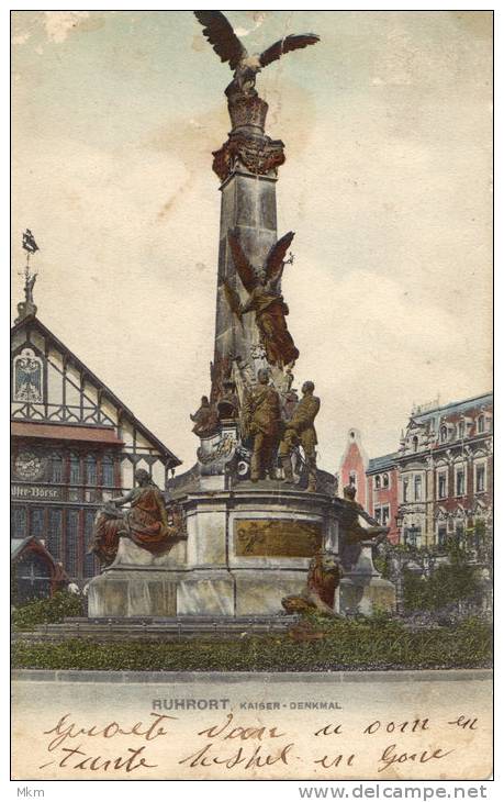 Ruhrort Kaiser-denkmal - Boehmen Und Maehren