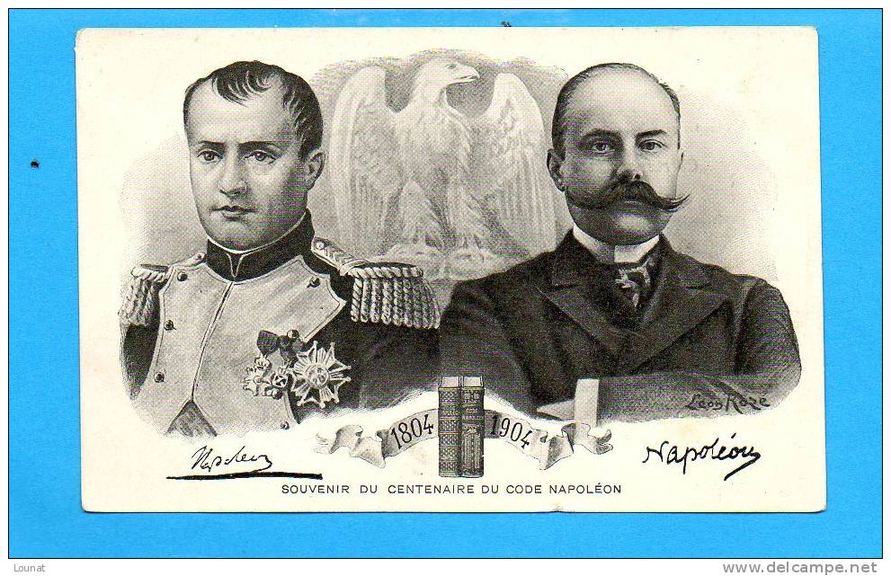 Souvenir Du Centenaire Du Code Napoléon -1804-1904 - Personnages