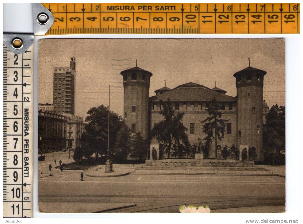 E355 Torino - Piazza Castello / Viaggiata 1948 - Castello Del Valentino