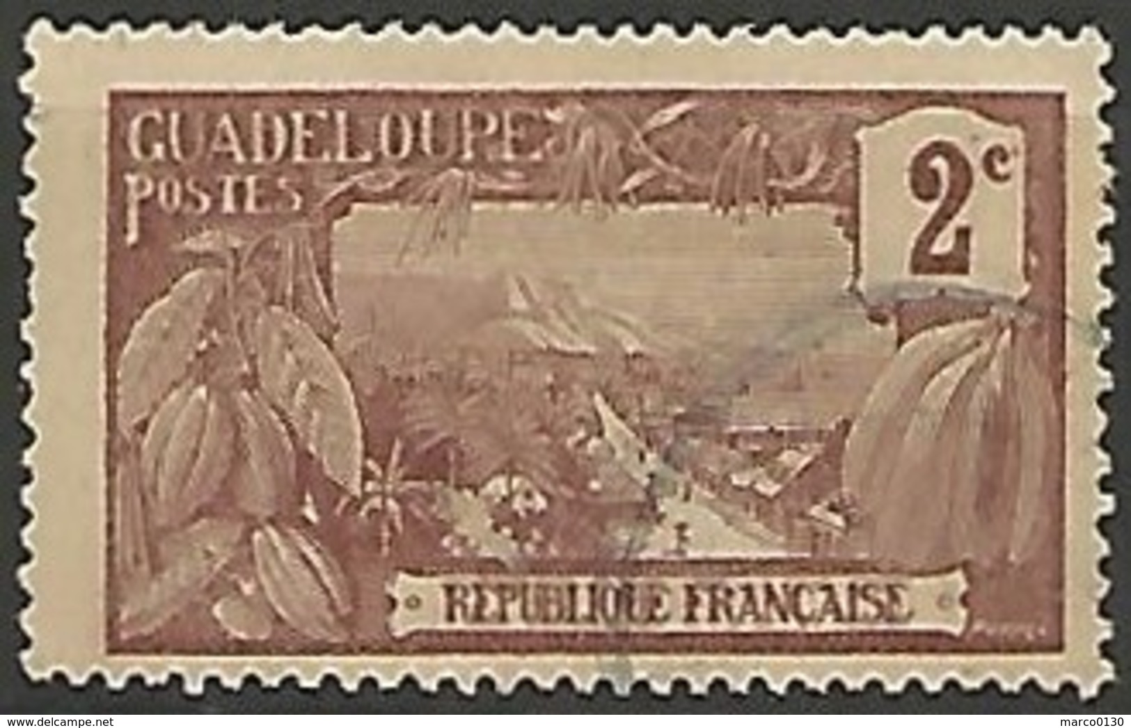 GUADELOUPE  N° 56 OBLITERE - Oblitérés