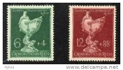 1944 REICH GOLDEN ART OBJECTS MICHEL: 902-903 MNH ** - Ungebraucht